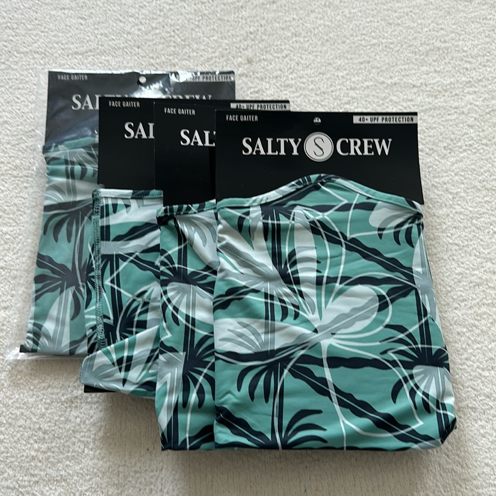 Salty Crew neck gaiter 40+ UPF  Brand new!